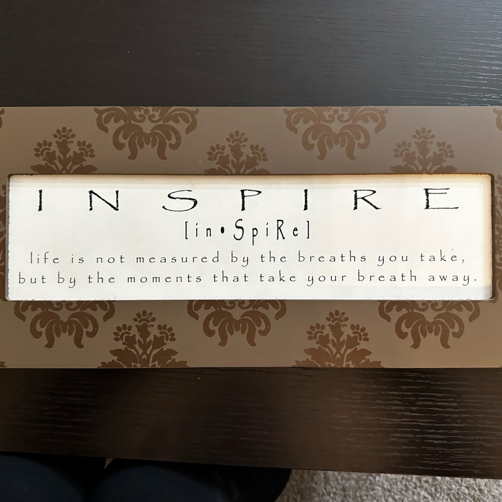 Inspire sign